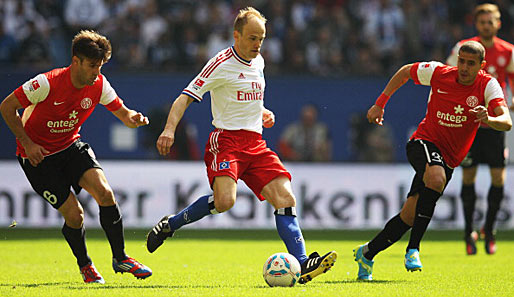 April 2012: David Jarolim in seinem letzten Heimspiel mit dem HSV gegen Mainz 05