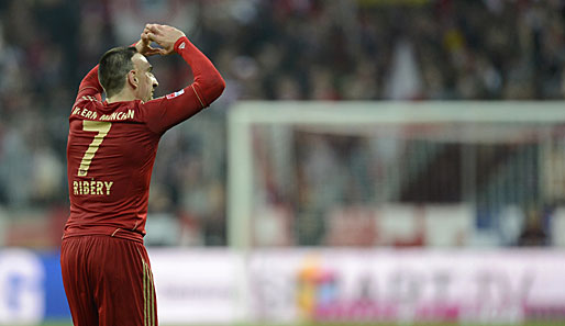 Franck Ribery wurde von seinen Liga-Kollegen zum besten Spieler der Hinrunde gewählt
