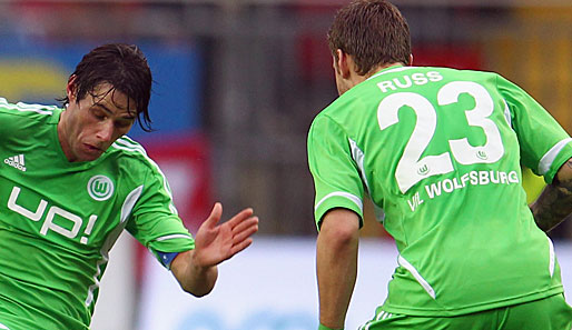 Auf der Wolfsburger Streichliste: Christian Träsch (l.) und Marco Russ
