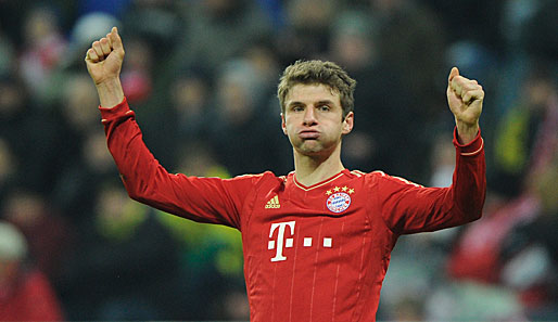 Bayern-Leistungsträger Thomas Müller hat seinen Vertrag vorzeitig bis 2017 verlängert