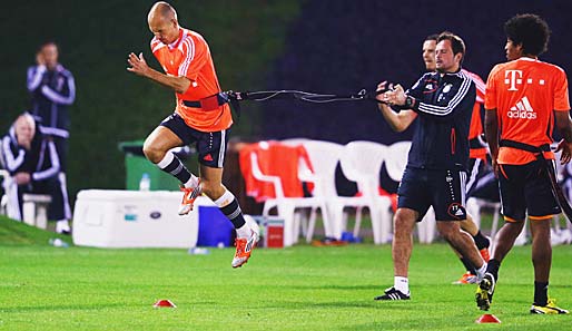 Arjen Robben schuftete im Trainingslager in Doha für sein Comeback
