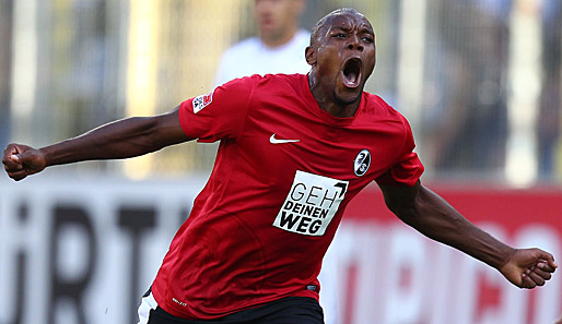 Karim Guede war beim deutlichen Freiburger Erfolg gegen Deportivo Xerez drei Mal erfolgreich