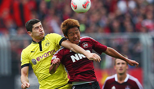 Im Hinspiel trennten sich Dortmund und Nürnberg 1:1