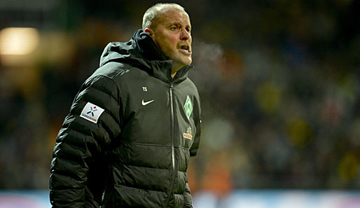 Trainer Thomas Schaaf startete mit Werder Bremen mit zwei Niederlagen in die Rückrunde