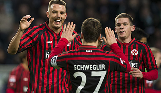 Die Spieler von Eintracht Frankfurt werden für ihren Erfolgslauf entlohnt