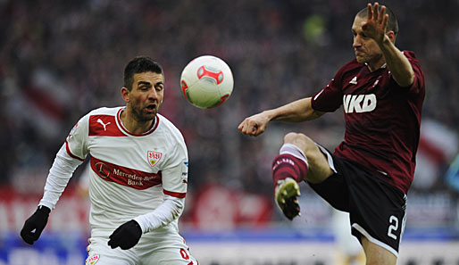 Vedad Ibisevic blieb gegen den 1. FC Nürnberg ohne Torerfolg