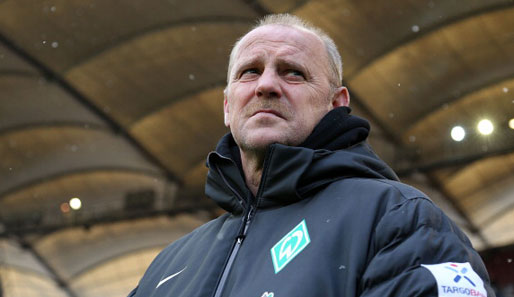 Ungemütliche Zeiten: Thomas Schaaf blickt sorgenvoll in die Zukunft von Werder Bremen