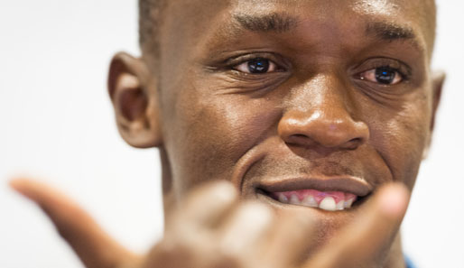 Auch Olympiasieger Usain Bolt gratuliert dem FC Bayern zur 23. Deutschen Meisterschaft