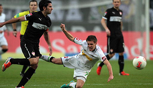 Im Hinspiel stolperte die Borussia und verlor nach einem Brouwers-Eigentor mit 1:2 gegen Stuttgart
