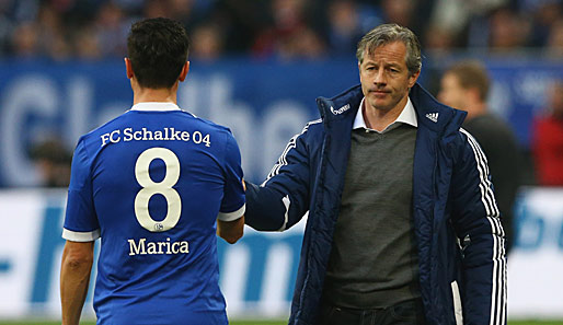 Sehen sich Ciprian Marica und Jens Keller auch in der nächsten Saison bei Schalke wieder?