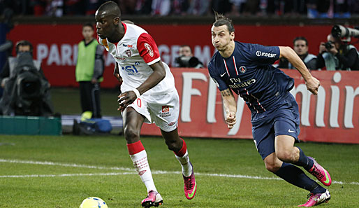 Da macht selbst Zlatan dicke Backen: Salif Sane (l.) war bester Zweikämpfer in der Ligue 1