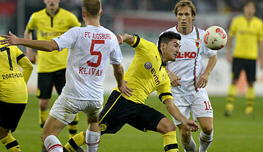 Wegen eines Außenbandrisses wird Andreas Ottl (r.) gegen Dortmund nur zuschauen