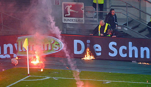 Bei zwei Spielen der Münchner war im letzten Jahr Pyrotechnik zum Einsatz gekommen