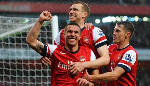 Lukas Podolski ist beim FC Arsenal derzeit nur Ersatz