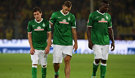 Marko Arnautovic (M.) und fünf andere Werder-Profis sollen den Verein noch verlassen