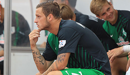 Trotz seines Reservistendaseins will Marko Arnautovic Werder Bremen nicht unbedingt verlassen