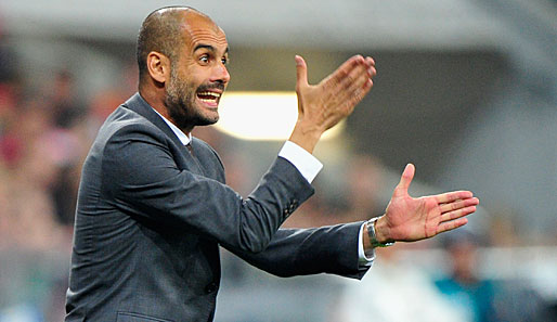 Bayern-Trainer Pep Guardiola erlebte ein spannendes Bundesliga-Debüt mit drei Punkten