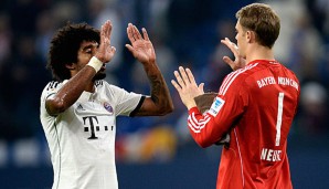 Harmonieren wieder besser miteinander: Dante und Manuel Neuer