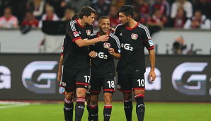Leverkusen hatte im Spiel gegen Düsseldorf allen Grund zu jubeln