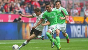 Luiz Gustavo (r.) wagte den Wechsel vom FC Bayern zum VfL Wolfsburg