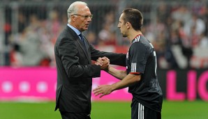 Franz Beckenbauer stärkt Franck Ribery den Rücken