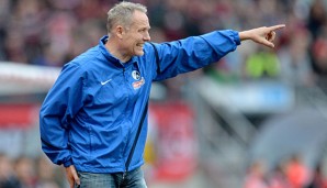 Unter Christian Streich steht der SC Freiburg moment auf Tabellenplatz 16