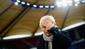 Bert van Marwijk übernahm den Hamburger SV in der Hinrunde
