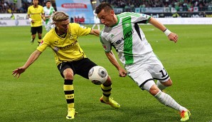 Marcel Schmelzer (l.) verpasste aufgrund einer Verletzung acht Spiele der Hinrunde