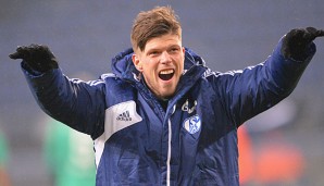 Zurück: Klaas-Jan Huntelaar jubelt wieder über Schalke-Siege