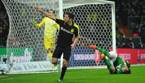 Robert Lewandowski erzielte diese Saison zwölf Treffer für Borussia Dortmund