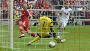 Im Hinspiel traf Arjen Robben - gelingt ihm auch in Nürnberg ein Treffer?