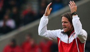 Thomas Schneider braucht mit dem VfB dringend Punkte