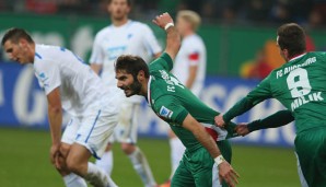 Ein Doppelpack von Halil Altintop bescherte Augsburg in der Hinrunde ein 2:0 gegen Hoffenheim