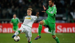 Das Hinspiel zwischen Gladbach und Wolfsburg am 17. Spieltag endete 2:2