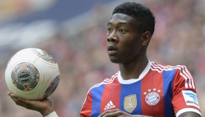 David Alaba ist nach überstandener Verletzung ins Bayern-Training zurückgekehrt