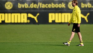 BVB-Trainer Jürgen Klopp leitet derzeit nicht viel mehr als eine Rumpftruppe an