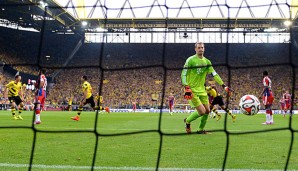 Dortmund ging in der ersten Halbzeit durch ein Tor von Henrikh Mkhitaryan in Führung