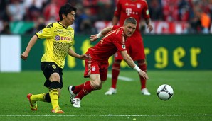 Shinji Kagawas letztes Spie für Dortmund: Im Pokalfinale 2012 gegen Bayern (5:2)