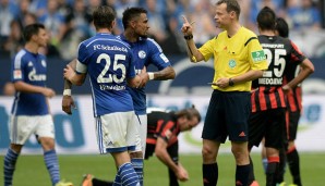 61. Minute auf Schalke: Kevin-Prince Boateng sieht Gelb-Rot