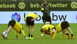 Jürgen Klopp hat beim BVB mal wieder mit Verletzungsproblemen zu kämpfen