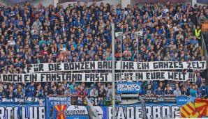 Die Fans des SC Paderborn sind mit den Eintrittspreisen unzufrieden