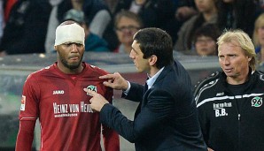 Jimmy Briand hatte sich am Samstag gegen Frankfurt am Kopf verletzt