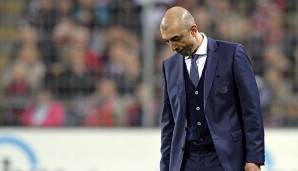 Nach der Niederlage in Freiburg musste Roberto Di Matteo zum Krisengespräch