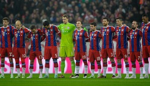 Eine Einheit nicht nur bei der Gedenkminute für Tugce: Der FC Bayern