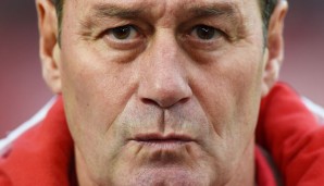 VfB-Trainer Huub Stevens war nach dem 0:0 gegen den SC Paderborn bedient