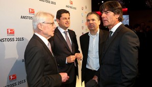 Die Bundesliga-Prominenz trifft sich in Frankfurt. Christian Seifert (2. v. l.) formuliert hohe Ziele