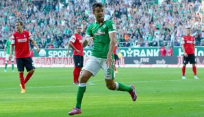 Franco di Santo erzielte in nur 11 Ligaspielen für Werder 6 Tore