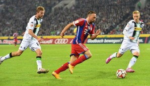 Franck Ribery fehlte am letzten Spieltag gegen Werder Bremen