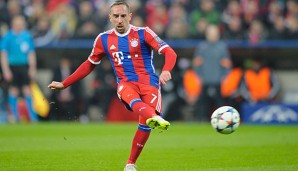 Franck Ribery hatte sich beim Champions League-Spiel gegen Donezk verletzt