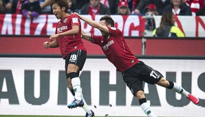 Hannovers Kiyotake war mit seinem Tor gegen die Bayern der kurzzeitige Held des Spiels